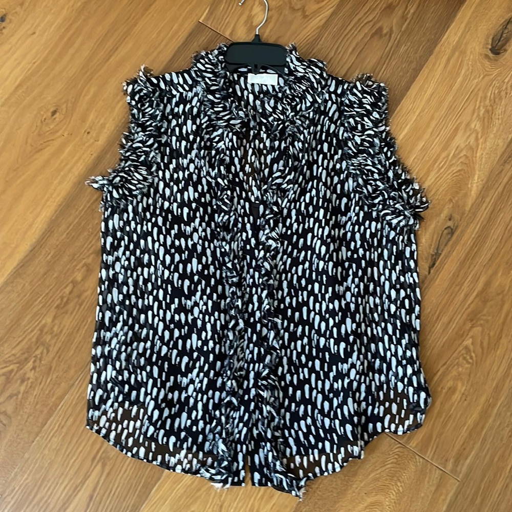 Black and White 7 Mankind Blouse